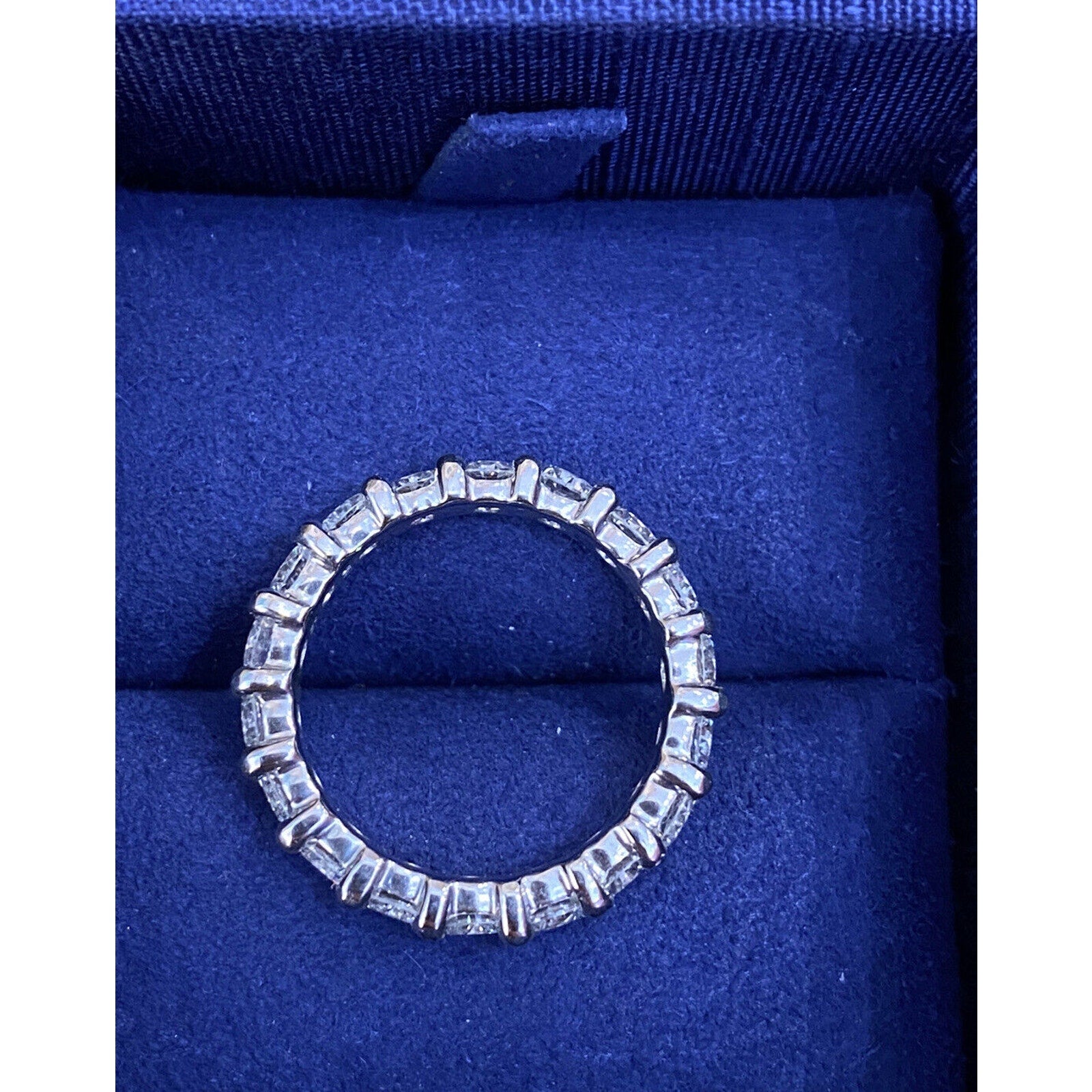 Round Diamond Eternity Band Ring 2.70 cttw in Platinum Size 6